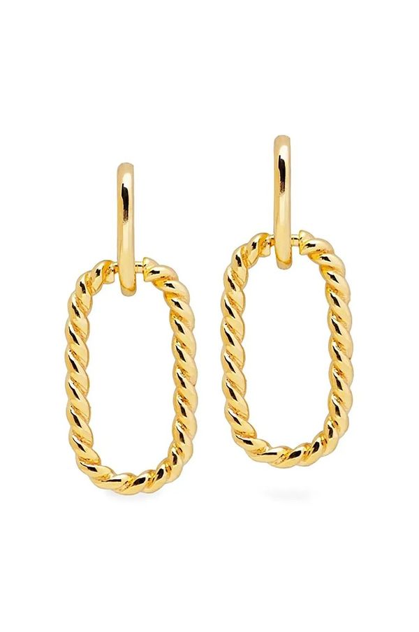 ANIA KRUK Srebrne naušnice presvučene zlatom ANIA KRUK TRENDY SGCKS0670Z