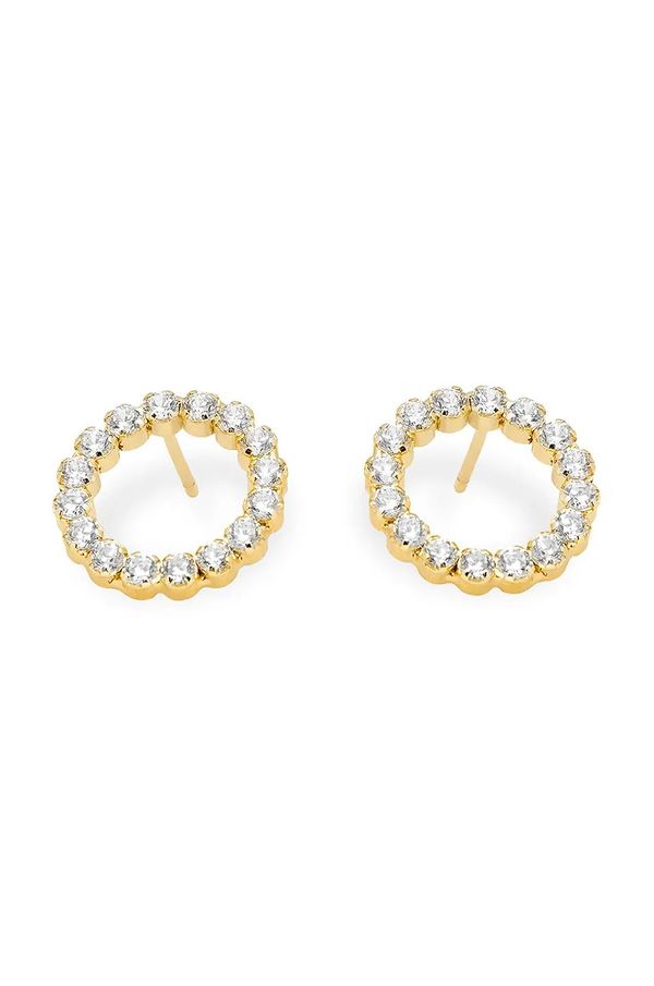 ANIA KRUK Srebrne naušnice presvučene zlatom ANIA KRUK TRENDY SLTKS3152Z