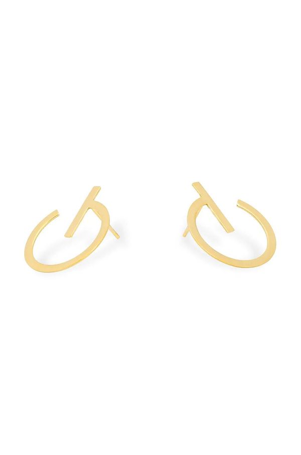 ANIA KRUK Srebrne naušnice presvučene zlatom ANIA KRUK TRENDY SLTKS3240Z