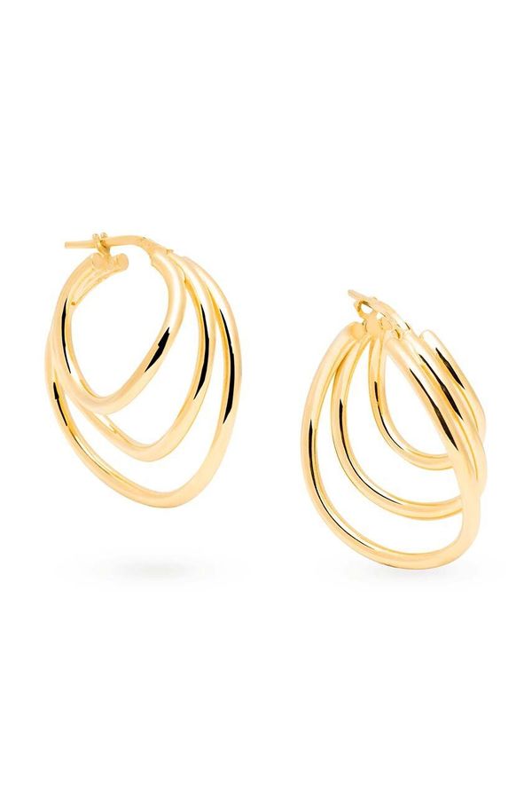 ANIA KRUK Srebrne naušnice presvučene zlatom ANIA KRUK TRENDY SMVKS2620Z