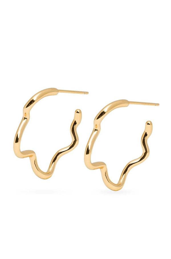 ANIA KRUK Srebrne naušnice presvučene zlatom ANIA KRUK TRENDY