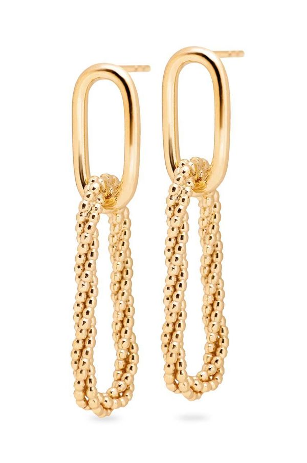 ANIA KRUK Srebrne naušnice presvučene zlatom ANIA KRUK VINTAGE