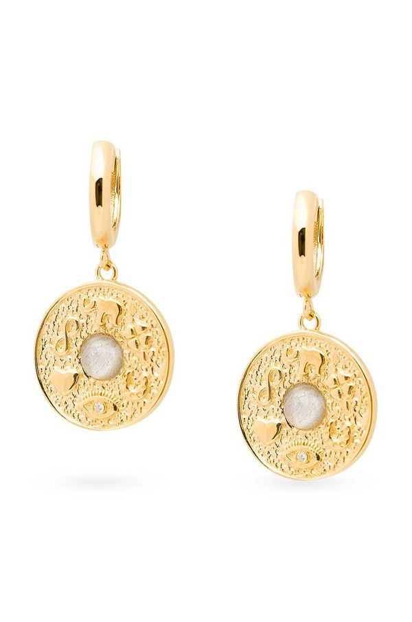 ANIA KRUK Srebrne naušnice presvučene zlatom ANIA KRUK VINTAGE SJDKN0189Z