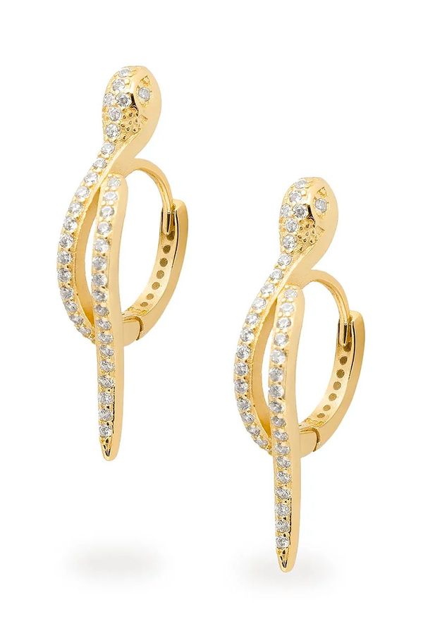 ANIA KRUK Srebrne naušnice presvučene zlatom ANIA KRUK VINTAGE SMVKC2312Z