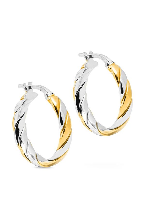 ANIA KRUK Srebrne naušnice presvučene zlatom ANIA KRUK VINTAGE SSIKS0790Z