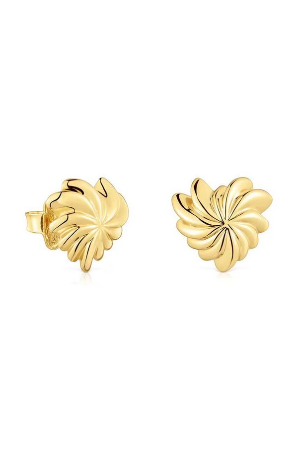 Tous Srebrne naušnice presvučene zlatom Tous 1004102200