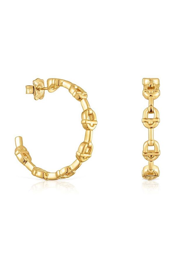 Tous Srebrne naušnice presvučene zlatom Tous Manifesto 1004222200