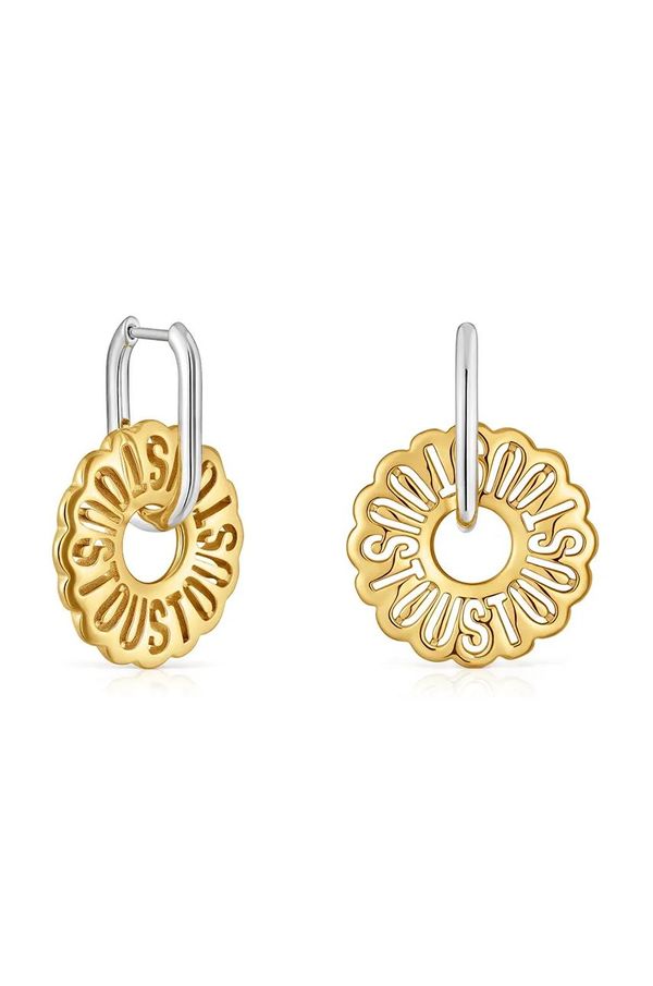 Tous Srebrne naušnice presvučene zlatom Tous Miranda 1004213900