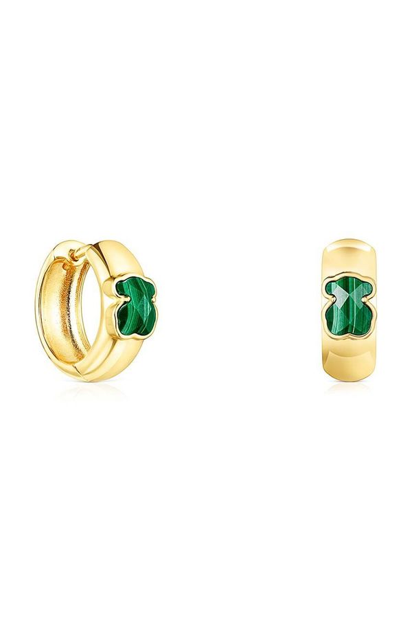 Tous Srebrne naušnice presvučene zlatom Tous