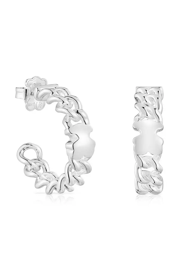 Tous Srebrne naušnice Tous Bold Motif