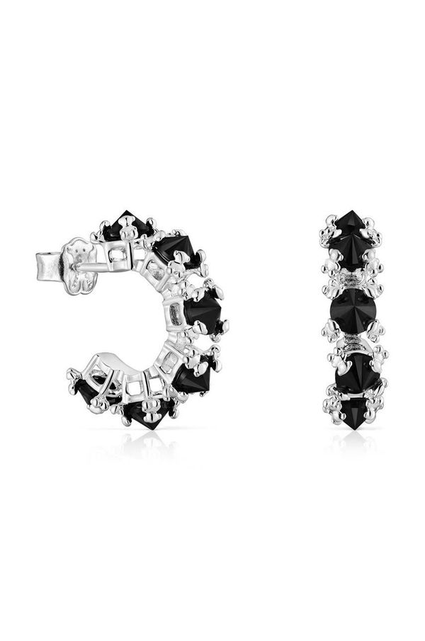 Tous Srebrne naušnice Tous