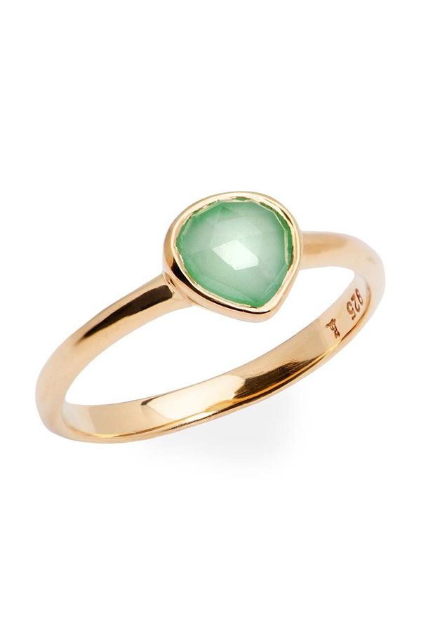 ANIA KRUK Srebrni prsten pokriven zlatom ANIA KRUK DUO SOPPN0700Z