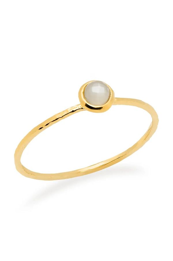 ANIA KRUK Srebrni prsten pokriven zlatom ANIA KRUK DUO SOPPN0803Z