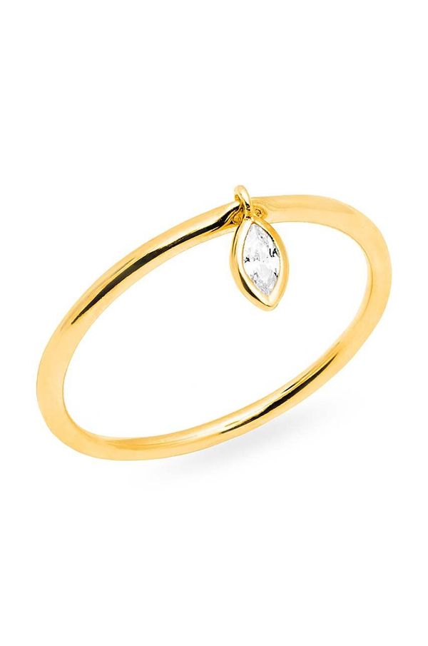 ANIA KRUK Srebrni prsten pokriven zlatom ANIA KRUK GLAMOUR SMRPC1252Z