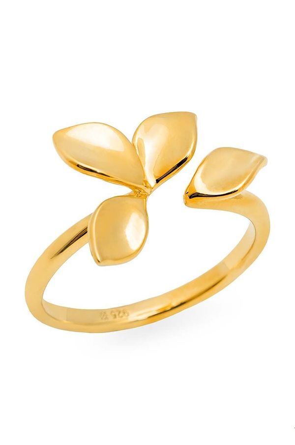 ANIA KRUK Srebrni prsten pokriven zlatom ANIA KRUK HIPPIE SMRPS1280Z