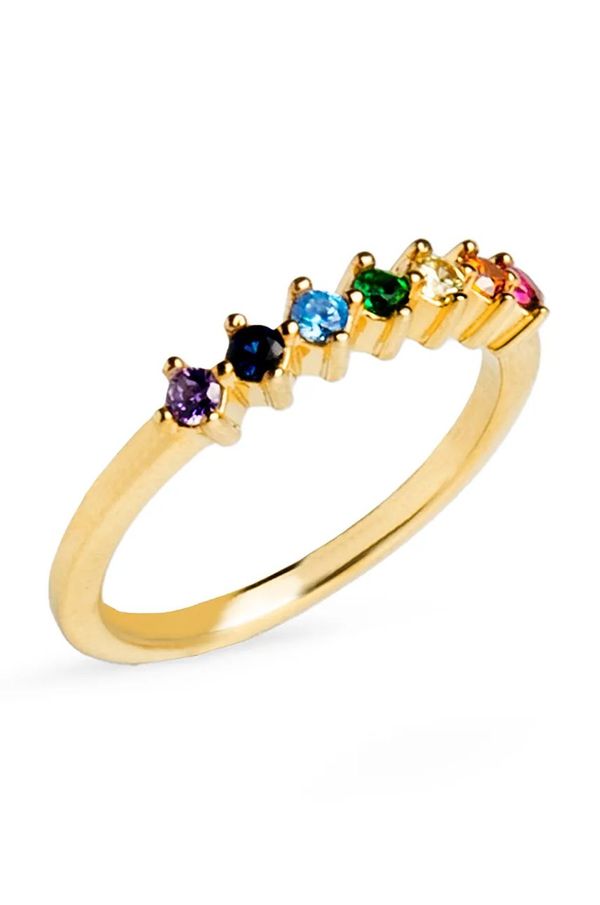 ANIA KRUK Srebrni prsten pokriven zlatom ANIA KRUK SYZPC1449Z