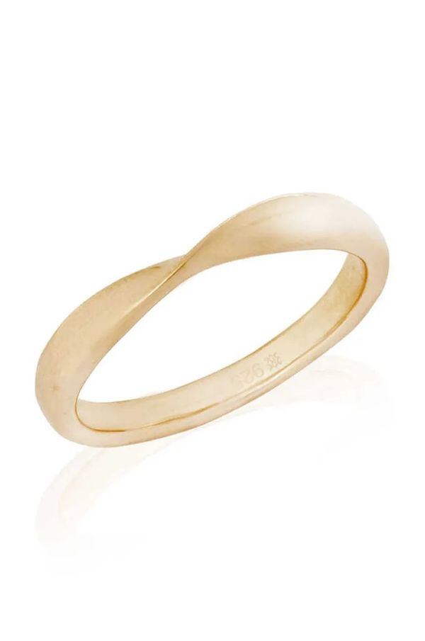 ANIA KRUK Srebrni prsten pokriven zlatom ANIA KRUK TRENDY SGCPS0370Z