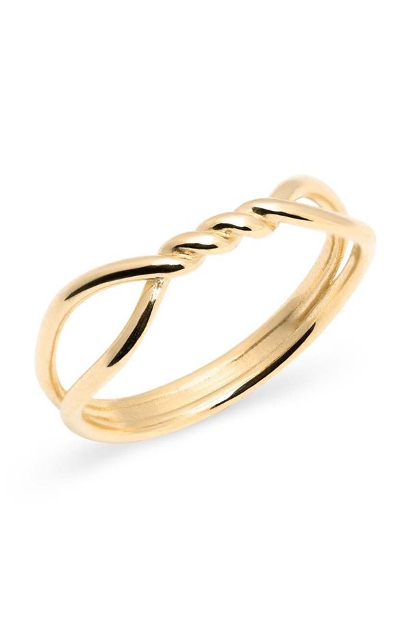 ANIA KRUK Srebrni prsten pokriven zlatom ANIA KRUK TRENDY SGCPS1790Z