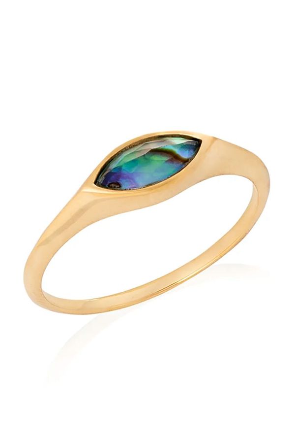 ANIA KRUK Srebrni prsten pokriven zlatom ANIA KRUK VINTAGE SMRPS0890Z