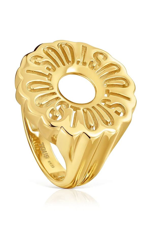 Tous Srebrni prsten pokriven zlatom Tous 12 Miranda 1004215512