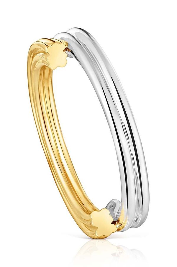 Tous Srebrni prsten pokriven zlatom Tous 1950 1004243412