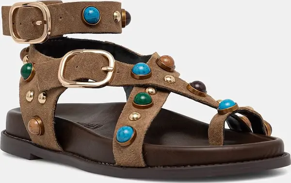 Steve Madden Steve Madden sandale za žene od brušene kože Linear