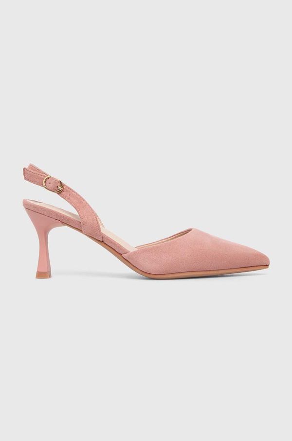 Answear Lab Štikle Answear Lab boja: ružičasta