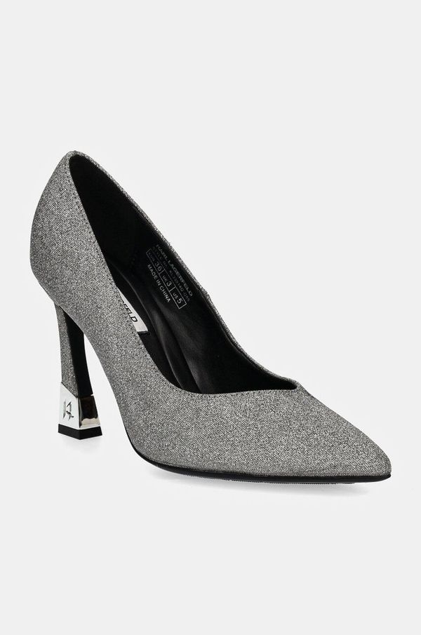 Karl Lagerfeld Štikle Karl Lagerfeld PREMIERE 90 boja: srebrna, KL33514G