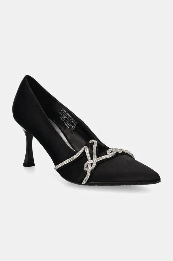 Karl Lagerfeld Štikle Karl Lagerfeld SIENNA boja: crna, KL32724S