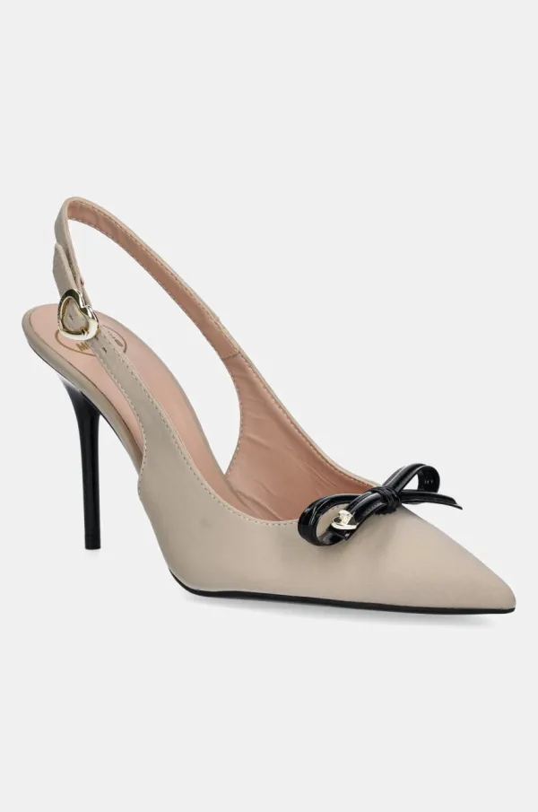 Love Moschino Štikle Love Moschino boja: bež, JA10069G1MIM0131