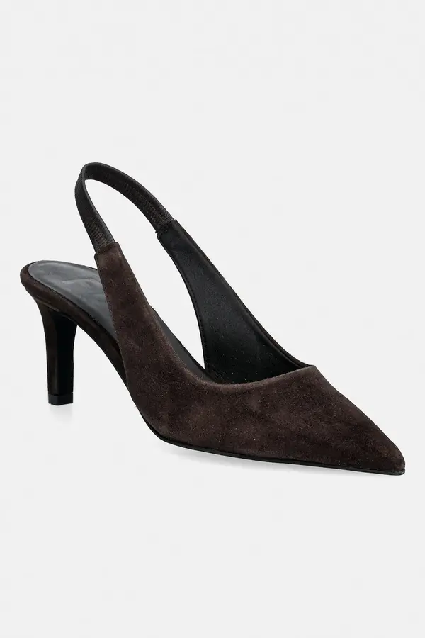 Furla Štikle od brušene kože Furla Essential Slingback