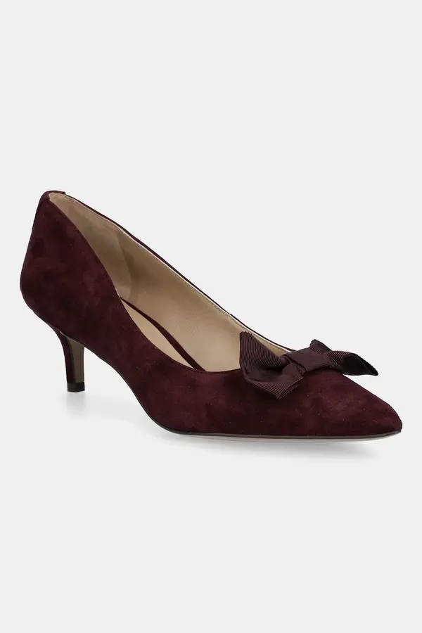 Lauren Ralph Lauren Štikle od brušene kože Lauren Ralph Lauren Adrienne Bow