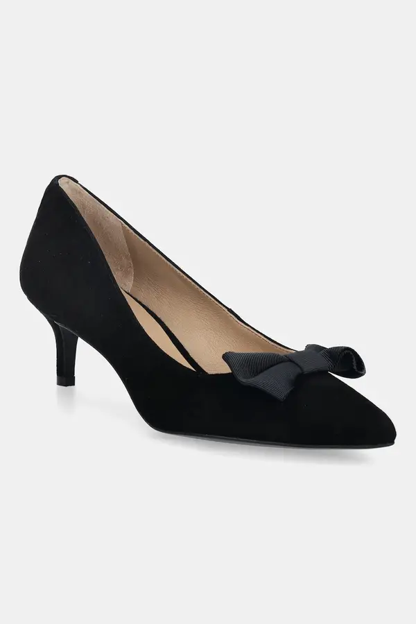 Lauren Ralph Lauren Štikle od brušene kože Lauren Ralph Lauren Adrienne Bow