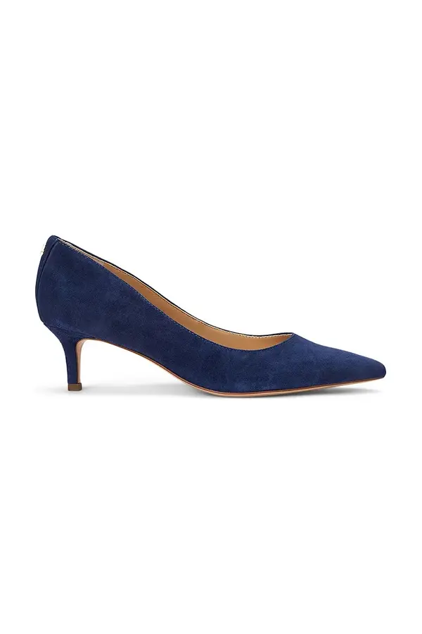 Lauren Ralph Lauren Štikle od brušene kože Lauren Ralph Lauren Adrienne