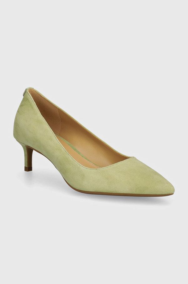 MICHAEL Michael Kors Štikle od brušene kože MICHAEL Michael Kors Alina boja: zelena, 40R3ALMP1S 378