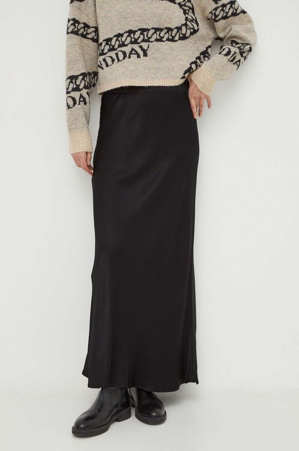 2NDDAY Suknja 2NDDAY boja: crna, maxi, ravna