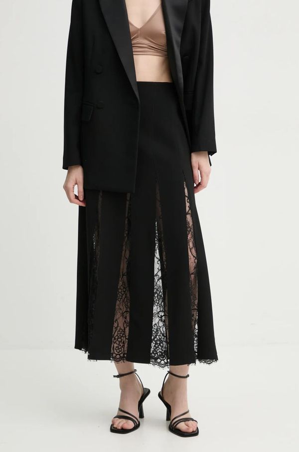 A.L.C. Suknja A.L.C. boja: crna, maxi, širi se prema dolje, 3SKRT00611