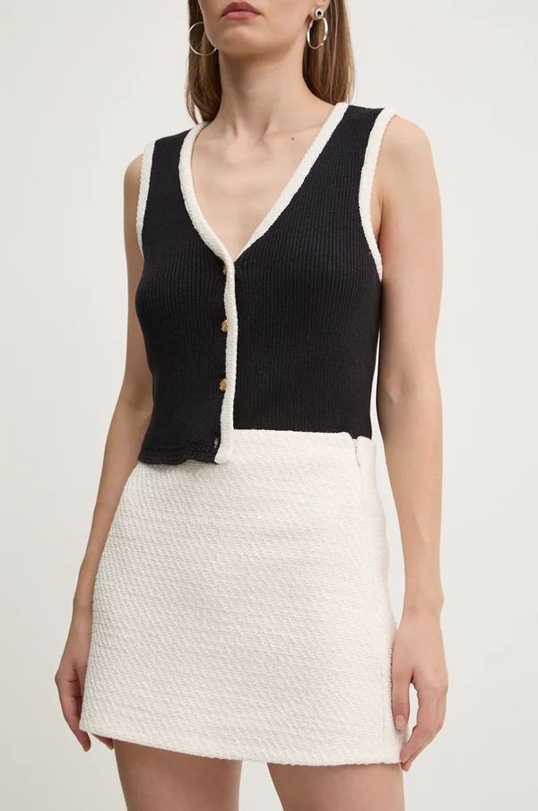 Abercrombie & Fitch Suknja Abercrombie & Fitch boja: bež, mini, pencil, KI143-4332