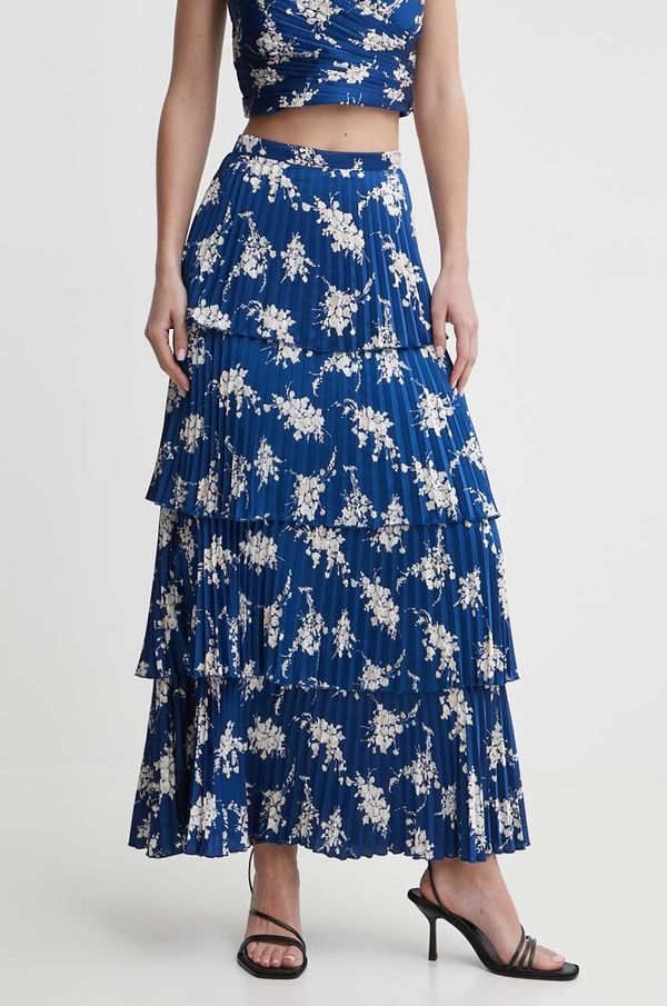 Abercrombie & Fitch Suknja Abercrombie & Fitch boja: tamno plava, maxi, širi se prema dolje