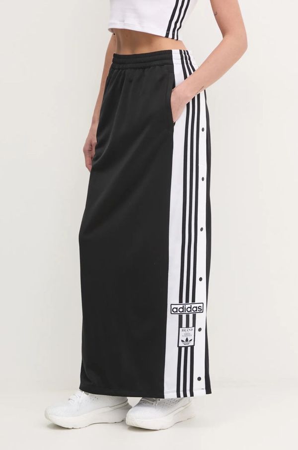 adidas Originals Suknja adidas Originals Adibreak Adicolor Maxi Skirt boja: crna, maxi, ravna, JD0923