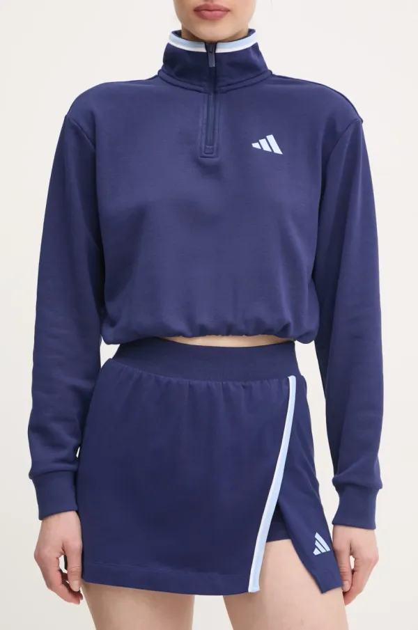 adidas Suknja adidas W CB Color Pop boja: tamno plava, mini, širi se prema dolje, JG6210