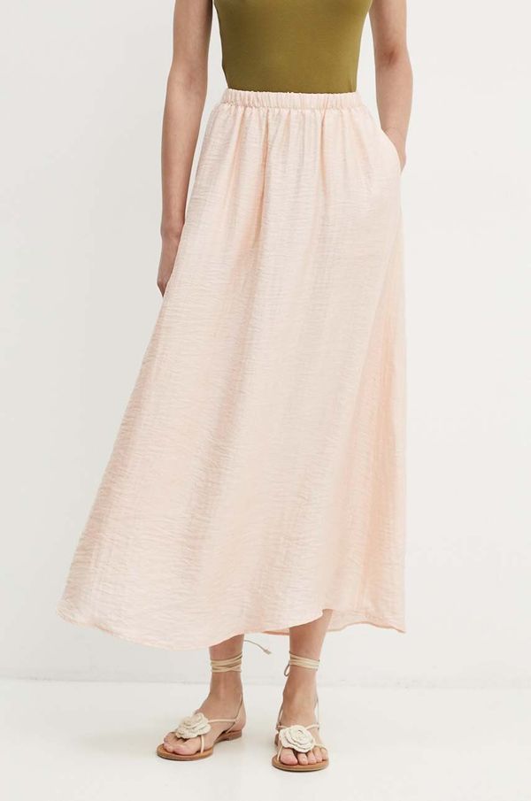 American Vintage Suknja American Vintage boja: bež, maxi, ravna, DET13AH24