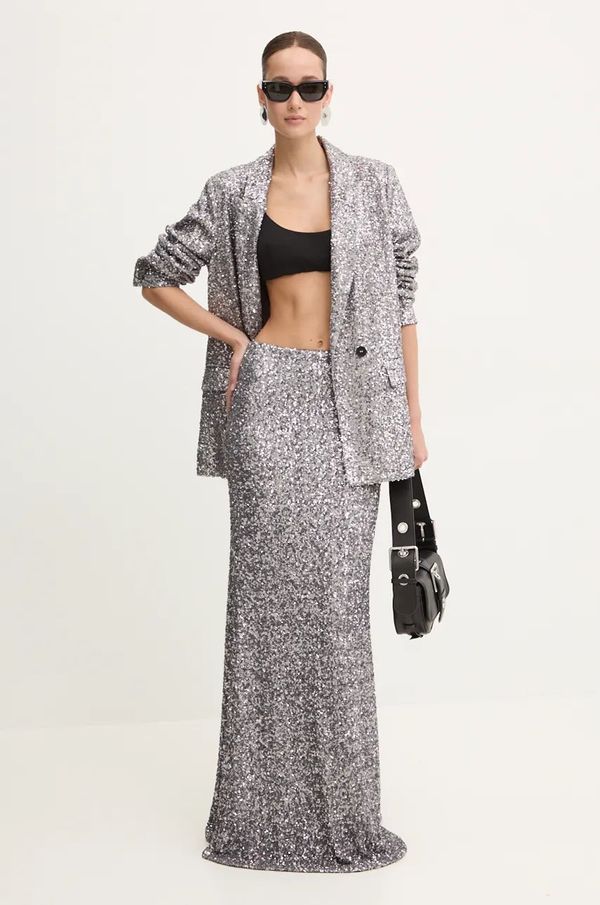 Aniye By Suknja Aniye By boja: srebrna, maxi, ravna, 181483