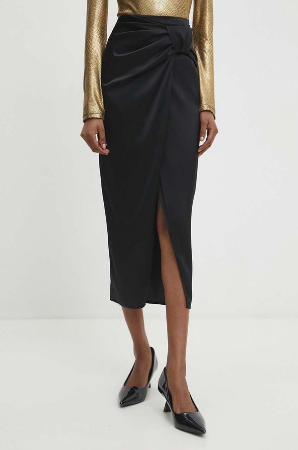 Answear Lab Suknja Answear Lab boja: crna, maxi, pencil