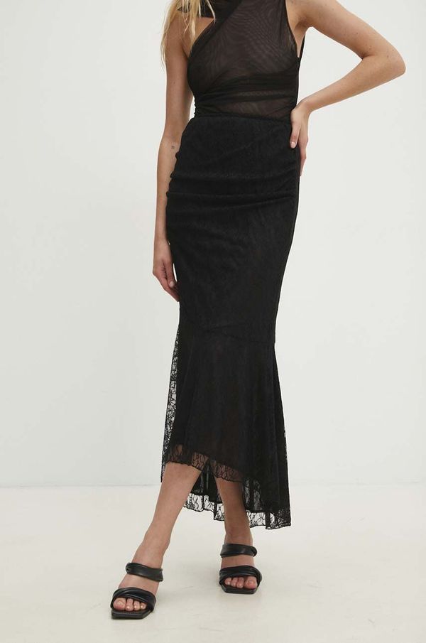 Answear Lab Suknja Answear Lab boja: crna, maxi, pencil