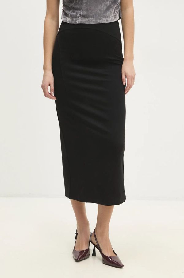 Answear Lab Suknja Answear Lab boja: crna, maxi, pencil