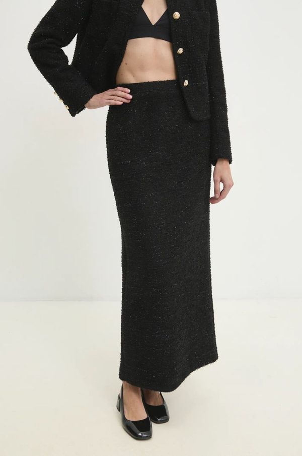 Answear Lab Suknja Answear Lab boja: crna, maxi, pencil