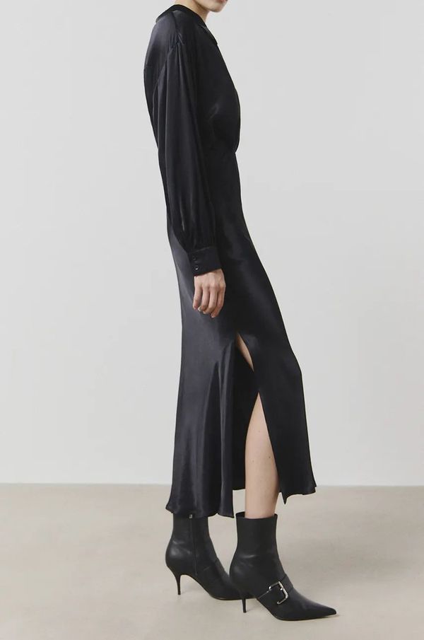 Answear Lab Suknja Answear Lab boja: crna, maxi, ravna