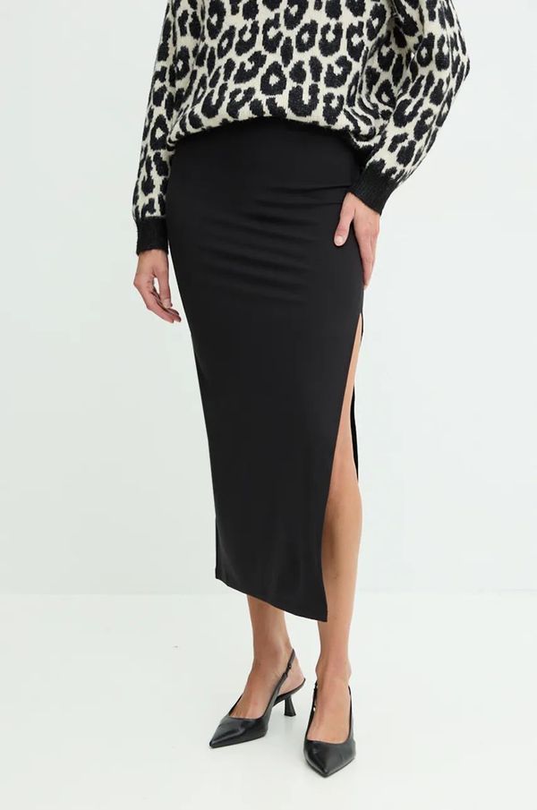 Answear Lab Suknja Answear Lab boja: crna, maxi, ravna