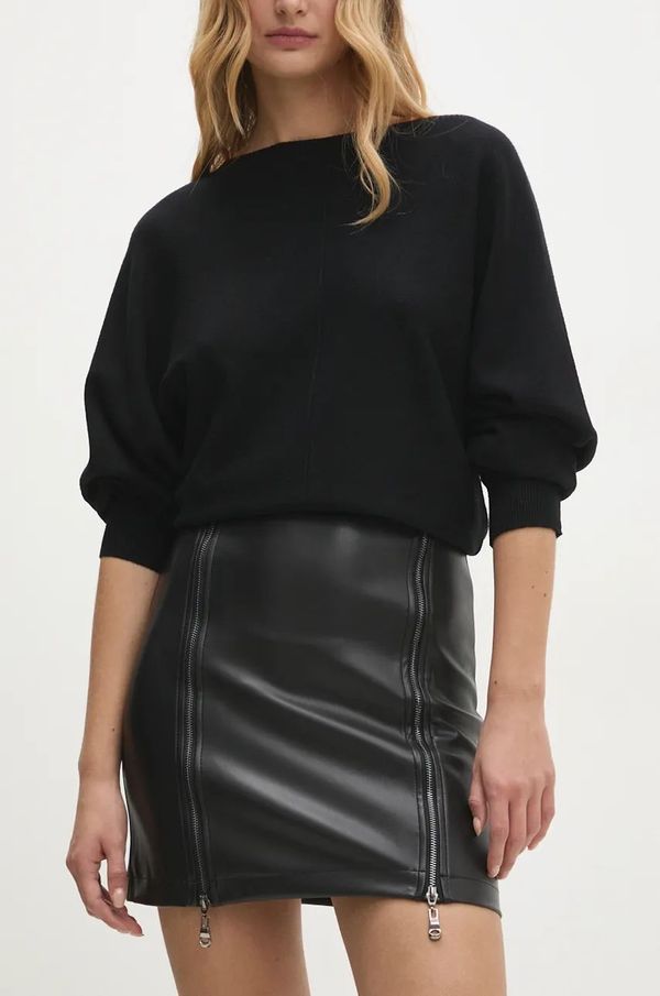 Answear Lab Suknja Answear Lab boja: crna, mini, pencil